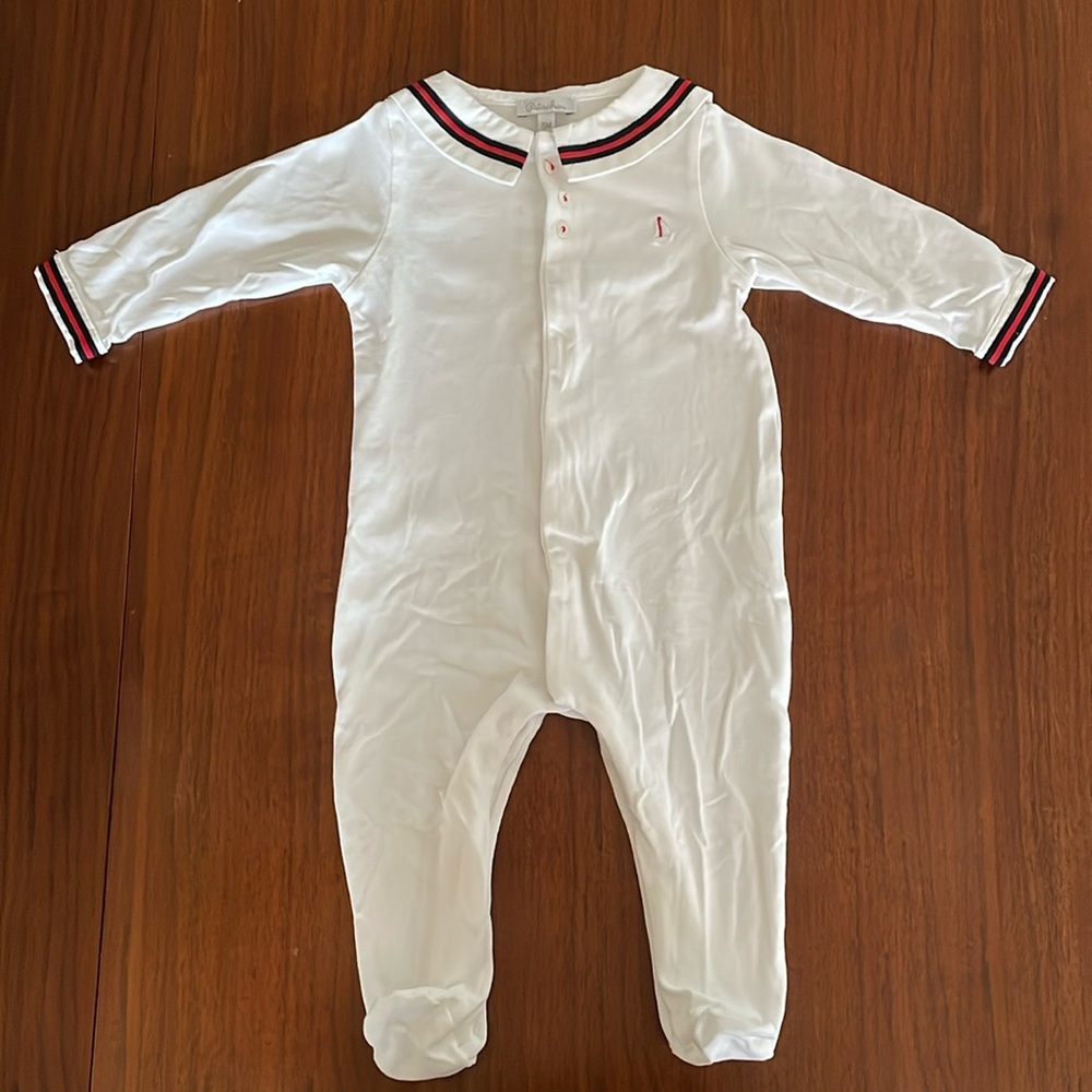 Patachou sailor romper onesie